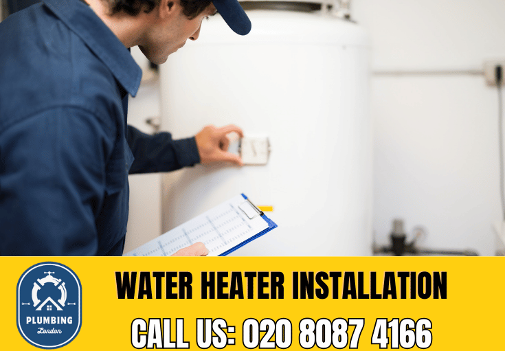 water heater installation Pimlico 